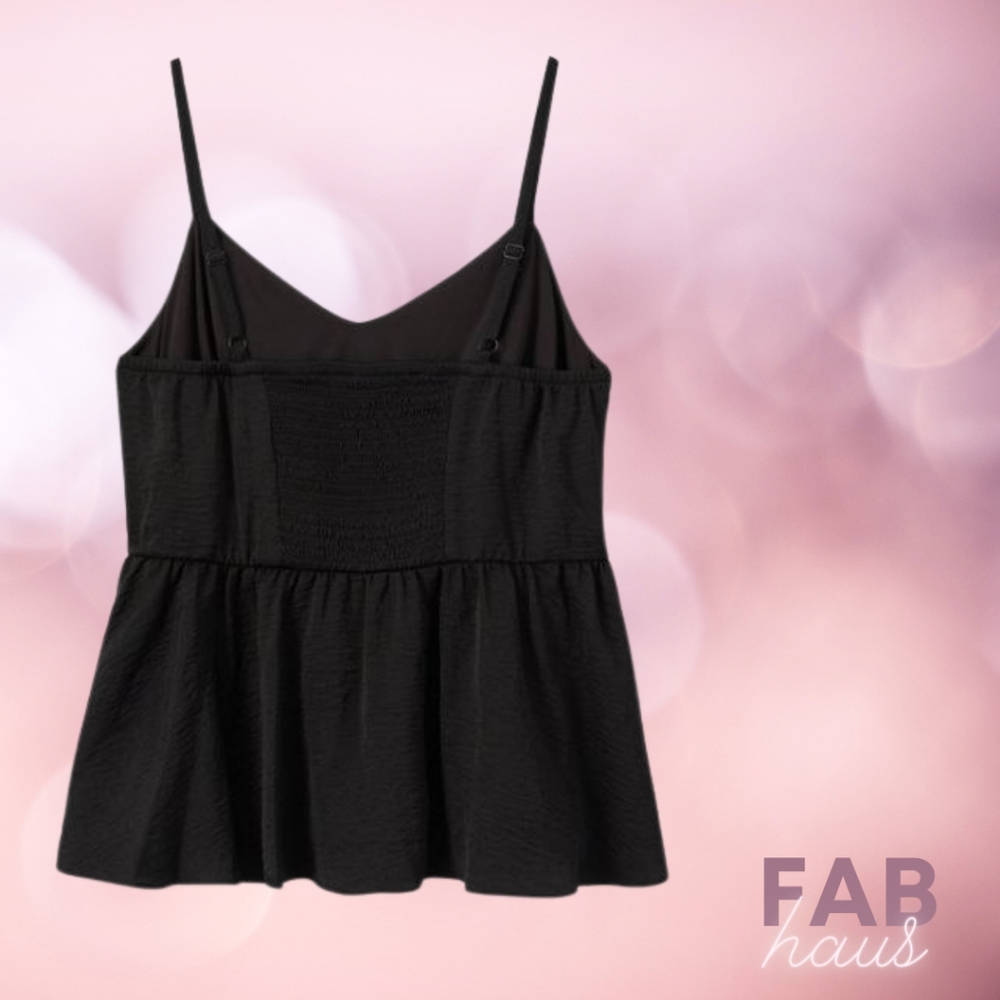 Torrid | Textured Satin Peplum Cami - image 5